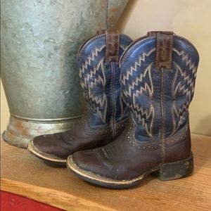 Ariat Cowboy Boots, Toddler Size 8.5